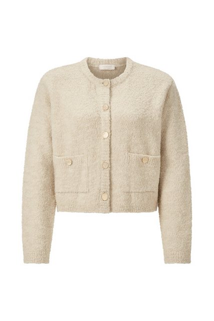 Bild von Rich & Royal Cardigan, mit edlen Statement-Knöpfen, Bouclé Garn
