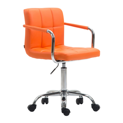 Bild von TPFLiving Bürostuhl Luca Kunstleder - Orange