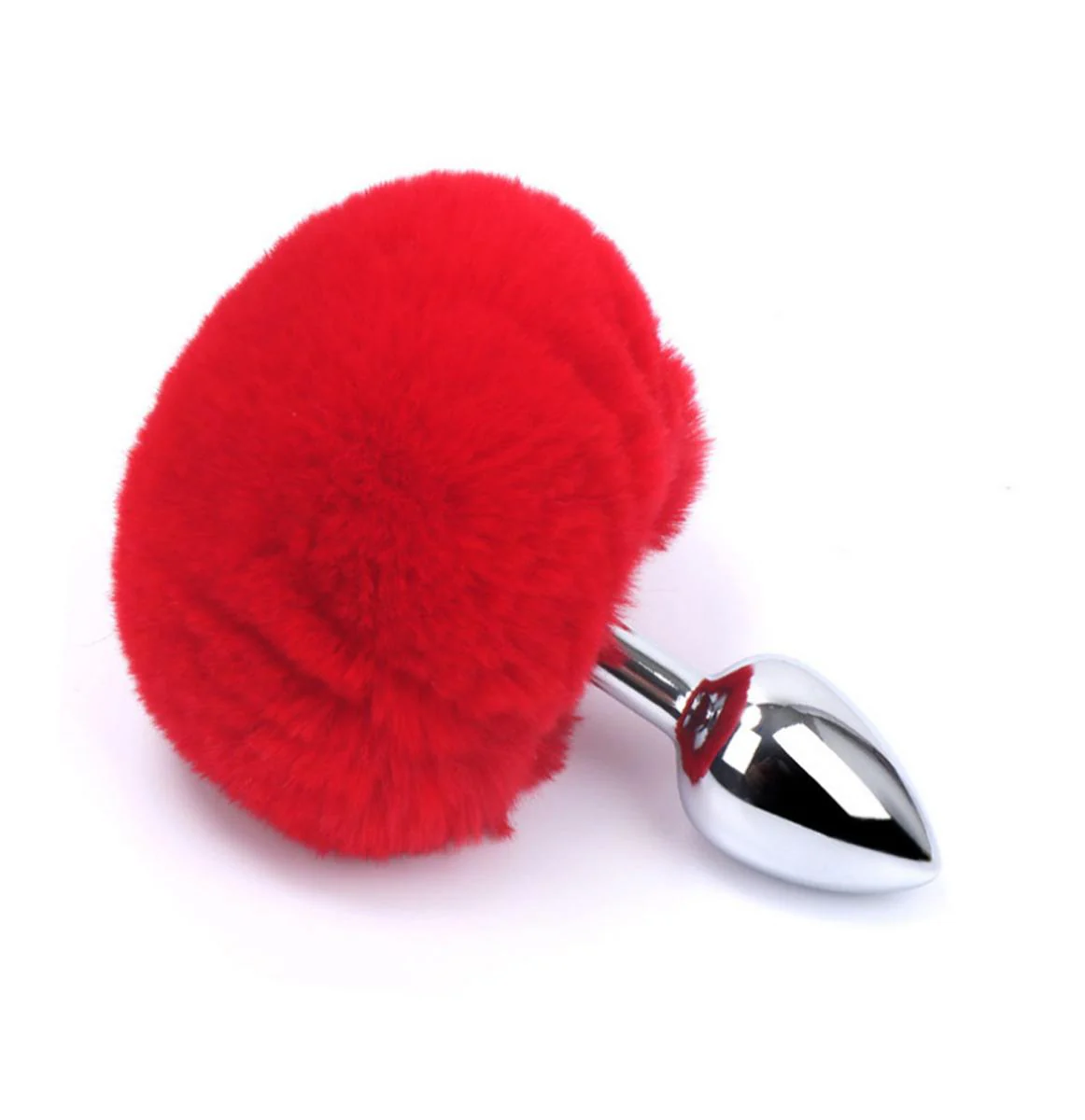 Bild von TPFSecret Metall Anal Plug Hasenschwanz für Männer und Frauen - verschiedene Farben - Rot