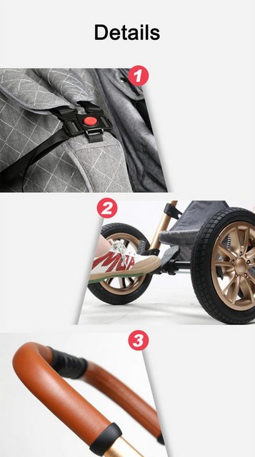 Bild von TPFLiving Kombi-Kinderwagen Babyschale Baby Buggy Babywanne Windeltasche, Moskitonetz Regenschutz Kinderwagen 3 in 1 inkl. Zubehörset Rosa