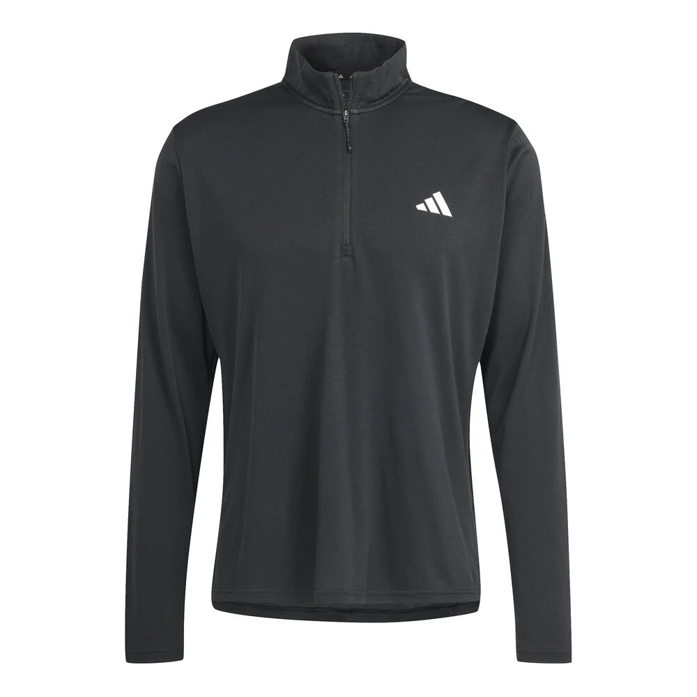 Bild von adidas Train Essentials Funktionsshirt, Stehkragen, atmungsaktiv, für Herren, schwarz, XXL