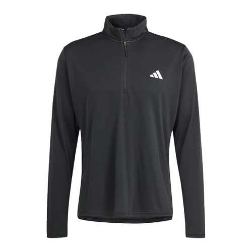 Bild von adidas Essentials 1/4 Zip Longsleeve Herren in schwarz, Größe: XL