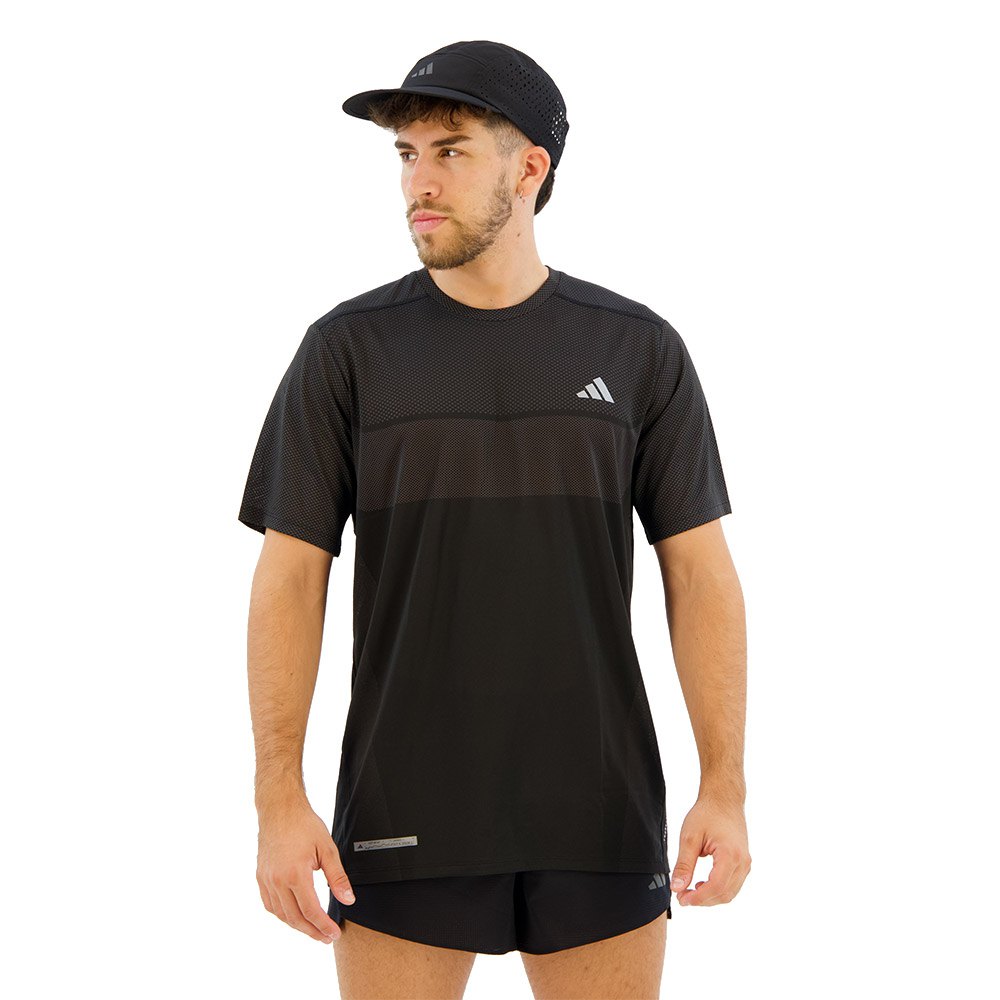 Bild von adidas Ultimate adidas Engineered Laufshirt Herren IN0094 - black/grey four L
