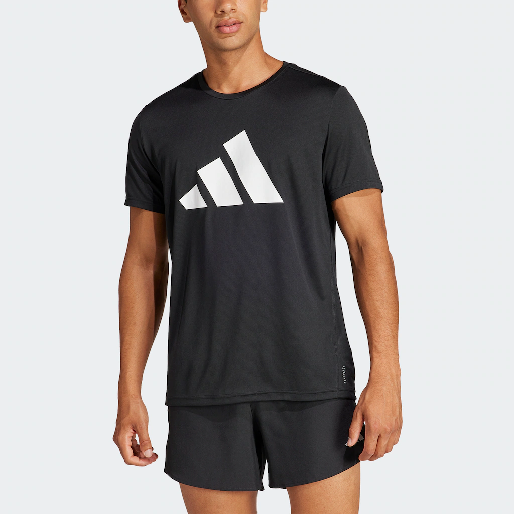 Bild von adidas - Run It Tee - Funktionsshirt Gr L schwarz