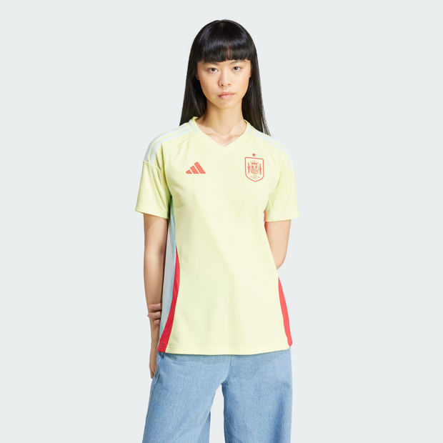 Bild von Adidas Spain 24 Away Damen Trikots/Replikate - Gelb - Größe: 36 - Baumwoll-Canvas - Foot Locker