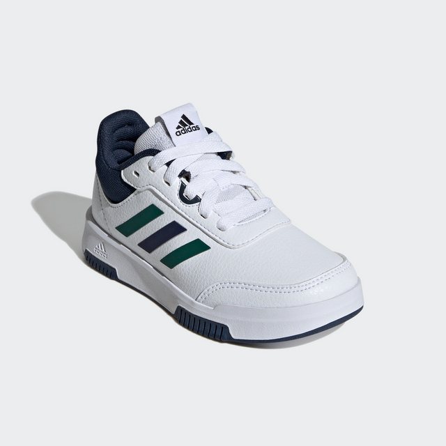 Bild von adidas Tensaur Sport Training Lace Shoes Laufschuhe, Cloud White/Green/Collegiate Navy, 36 EU