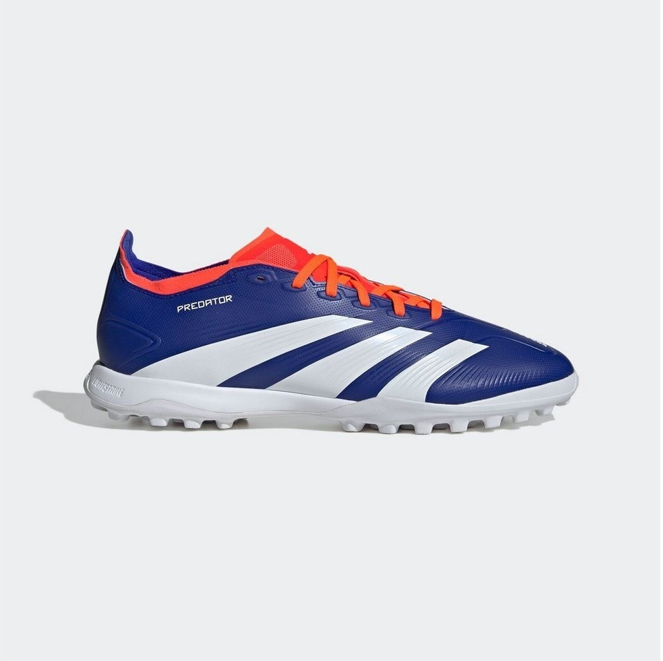 Bild von adidas Unisex Predator League Football Boots Turf Fußballschuhe, Lucid Blue/Cloud White/Solar Red, 44 2/3 EU