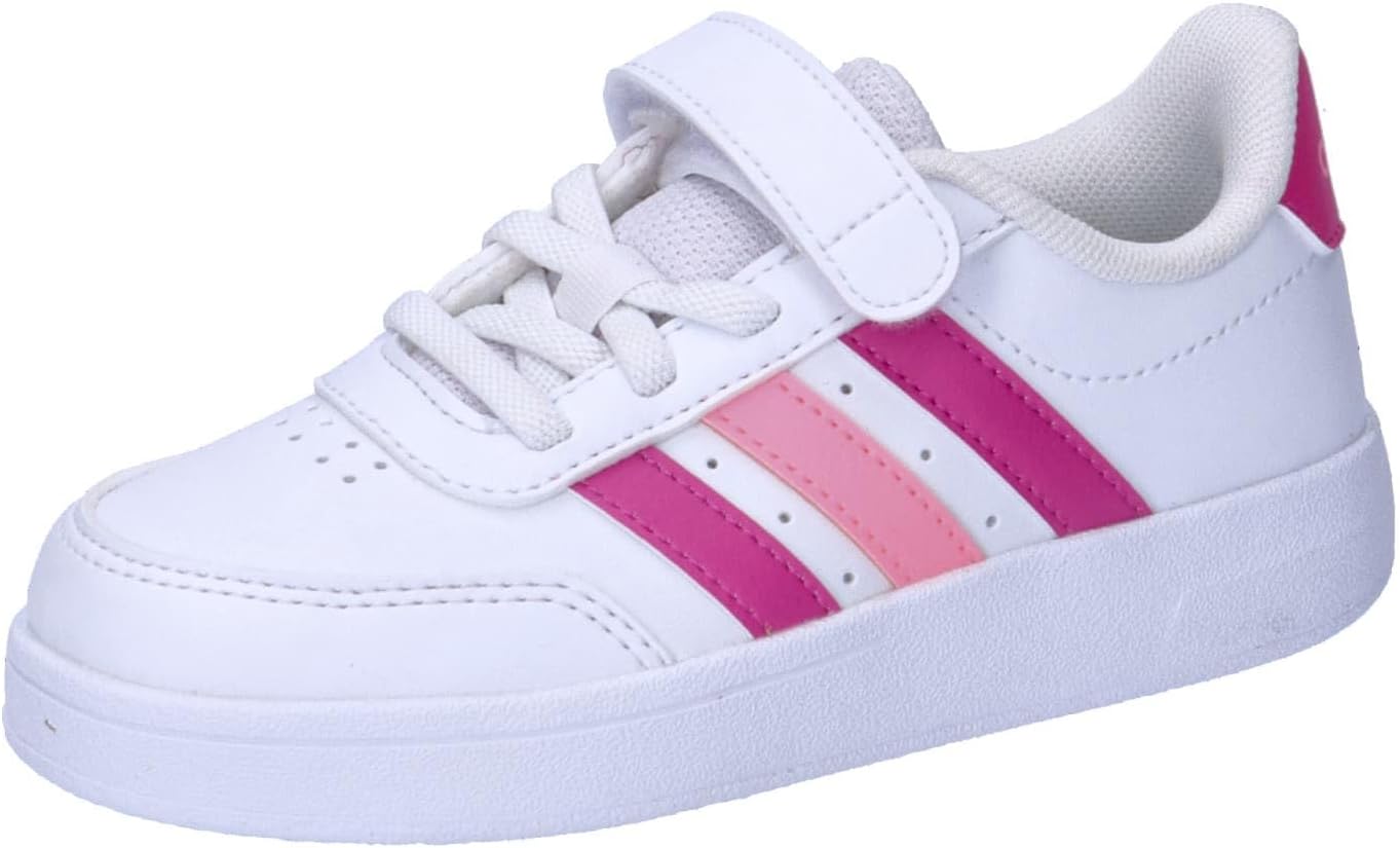 Bild von adidas BREAKNET 2.0 Shoes Children Tennisschuhe, Cloud White/Lucid Fuchsia/Beam pink, 28 EU