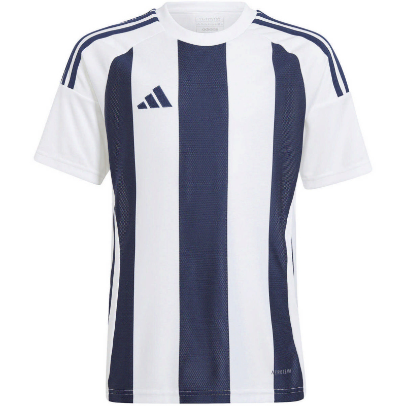 Bild von adidas Striped 24 Fußballtrikot Kinder IW2140 - team navy blue 2/white/white 164