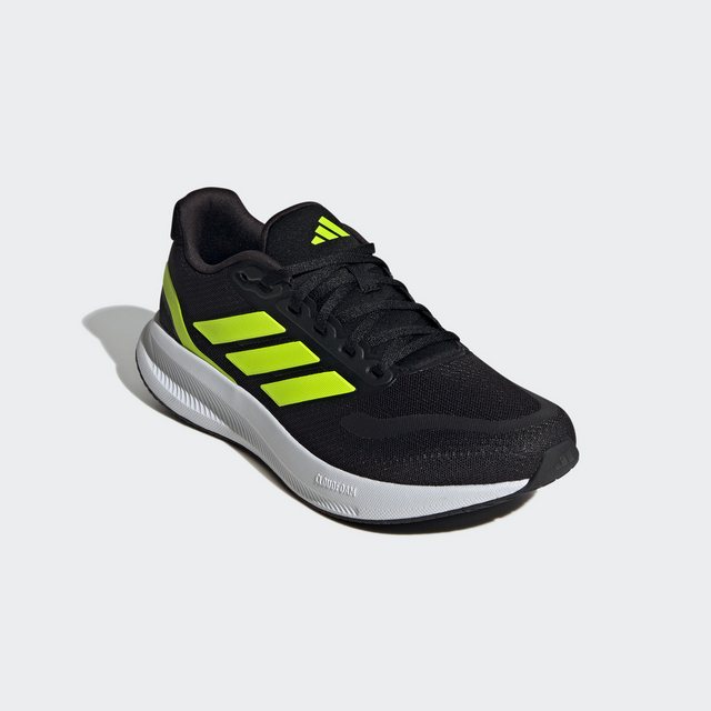 Bild von adidas Herren Runfalcon 5 Running Shoes, Core Black/Lucid Lemon F23 / Cloud White, 42 2/3