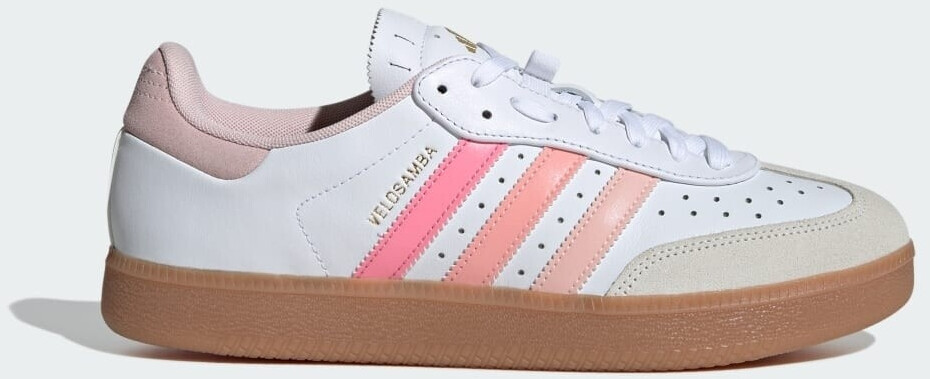 Bild von Adidas Velosamba Leather Fahrradschuh cloud white sandy pink gold metallic