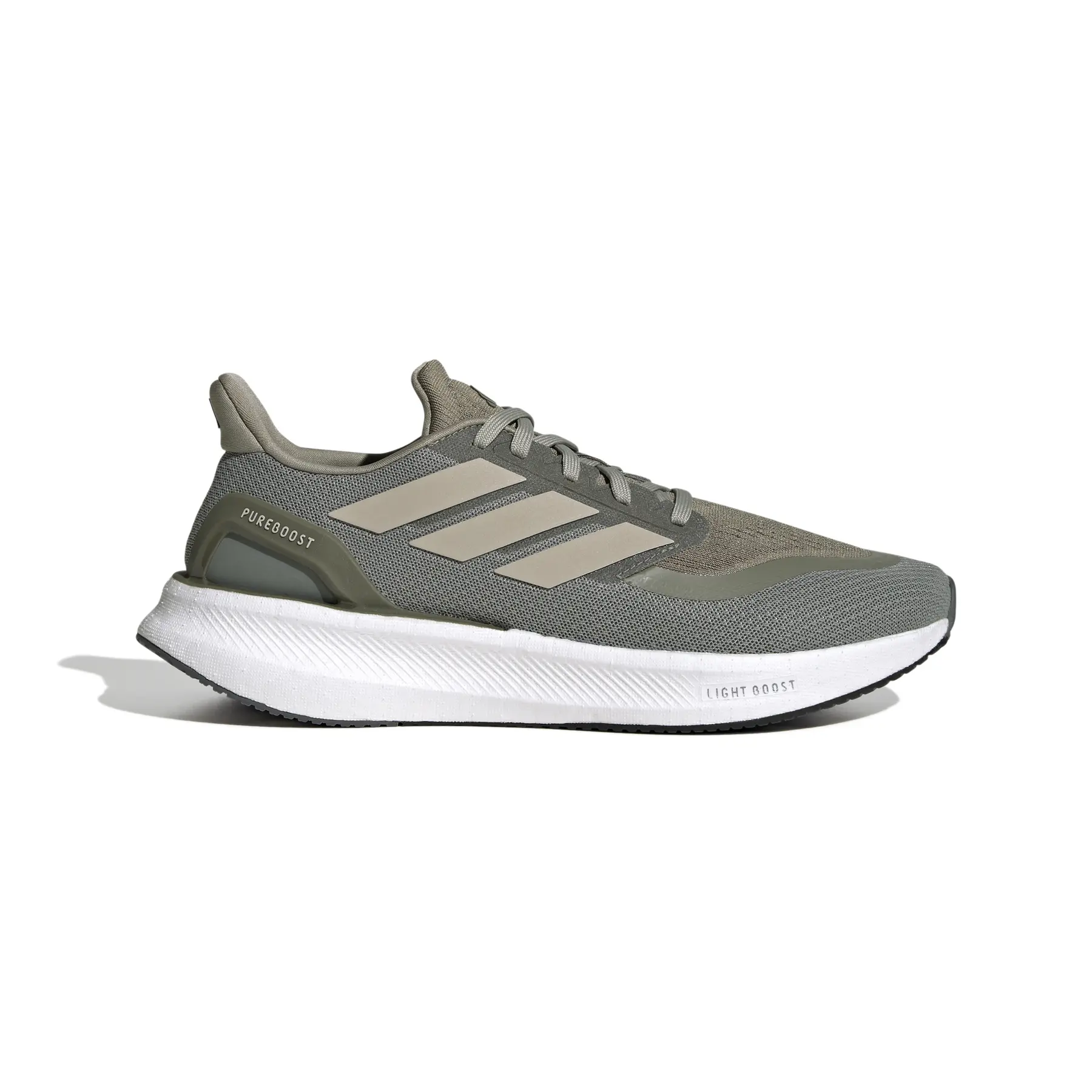 Bild von adidas Pureboost 5 Laufschuhe Herren IF9195 - silver pebble/wonder beige/olive strata 45 1/3
