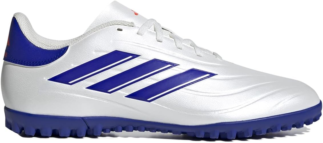 Bild von adidas Unisex COPA Pure II Club Football Boots Turf Fußballschuhe, Footwear White/Lucid Blue/SOLAR RED, 40 EU