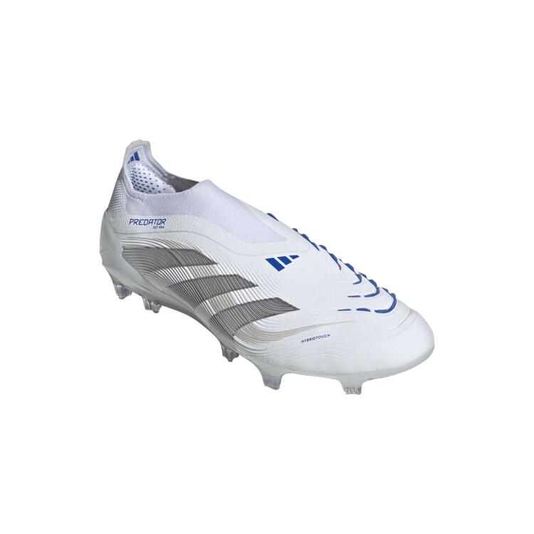 Bild von adidas Predator Elite Laceless FG Fußballschuhe ID3873 - cloud white/silver met./bright royal 44 2/3