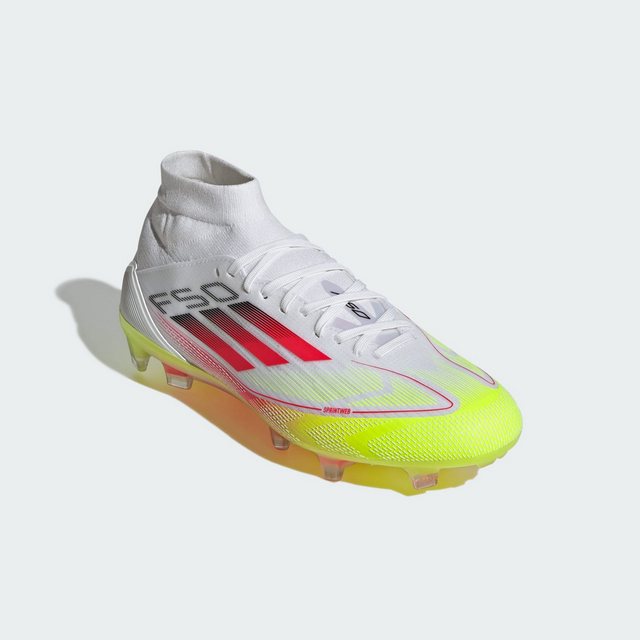 Bild von adidas F50 Pro Mid FG Fußballschuhe Damen IE1462 - cloud white/lucid red/solar yellow 42