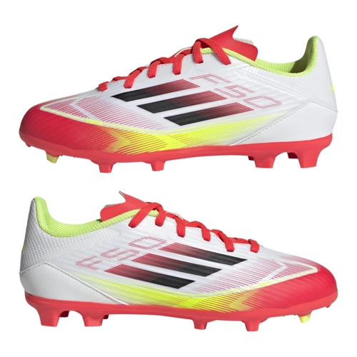 Bild von adidas F50 League FG/MG Fußballschuhe Kinder IE3748 - cloud white/silver met./cloud white 32