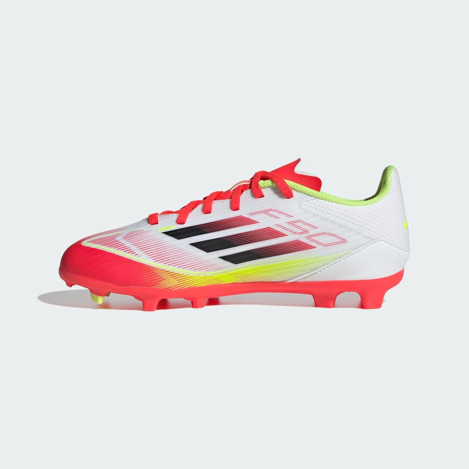 Bild von adidas Unisex F50 League Football Boots FG/MG Kids Sneaker, FTWR White/core Black/SOLAR Yellow, 38 EU