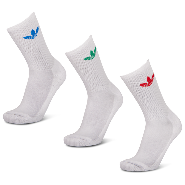 Bild von Adidas Mid Cut Crew 3 Pack Unisex Socken - Blau - Größe: 40-42 - Foot Locker