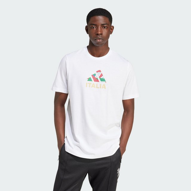 Bild von adidas Performance Fußballtrikot ITALIEN FUSSBALL FAN GRAPHIC T-SHIRT