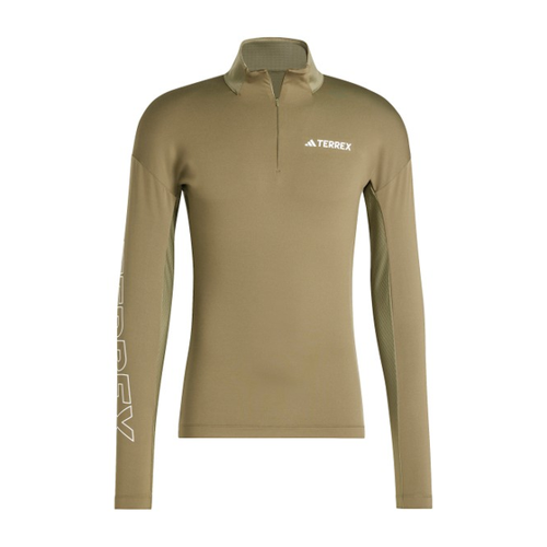 Bild von Adidas Terrex Xperior Longsleeve - Beige Funktionsshirt für Läufer