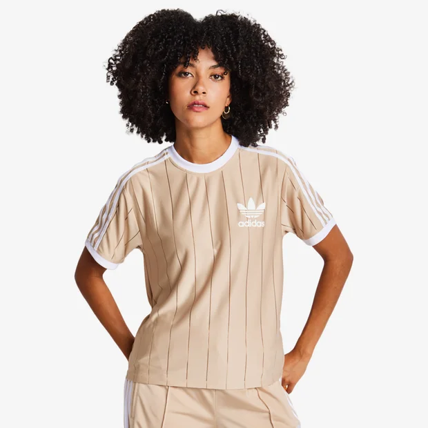 Bild von Adidas 3 Stripes Pinstripe - Damen T-shirts