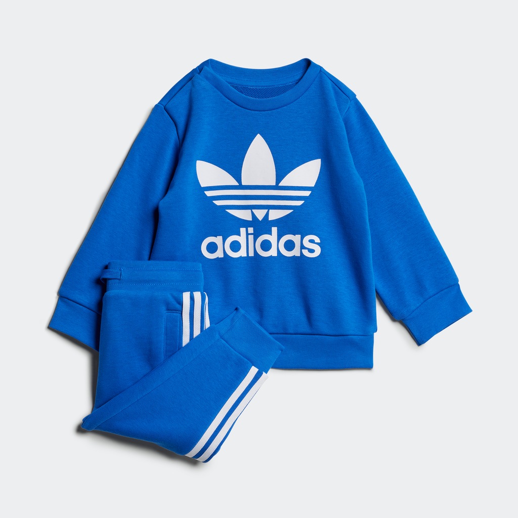 Bild von Adidas Crew Unisex Trainingsanzüge - Blau - Größe: 57 - 62 CM - Baumwoll-Jersey - Foot Locker