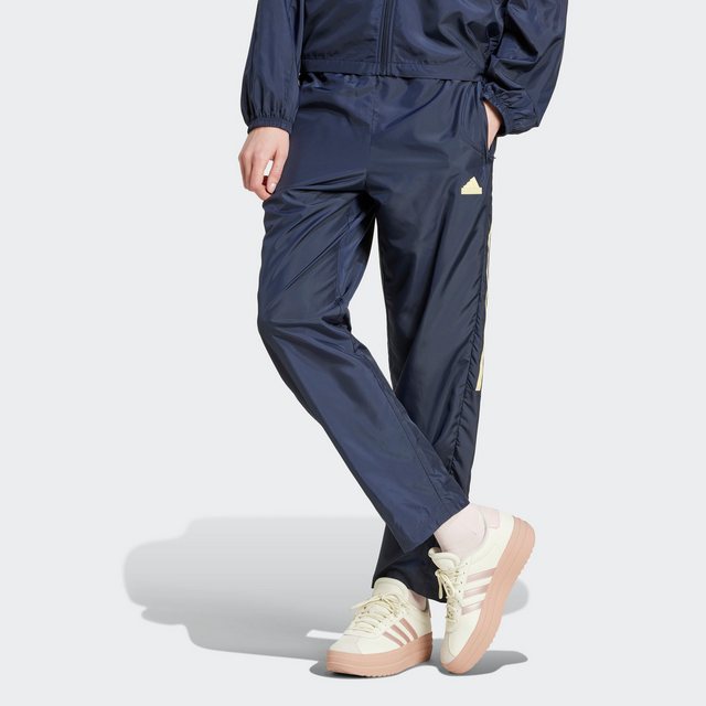 Bild von adidas Sportswear Tiro Cut 3-Streifen Summer Woven Jogginghose Damen IX3723 - legend ink/almost yellow XS