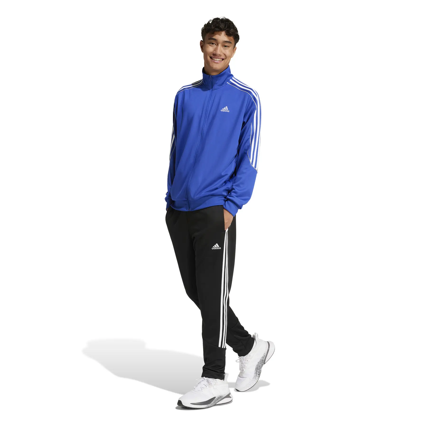 Bild von Double-Strick-Jacke adidas 3-Stripes