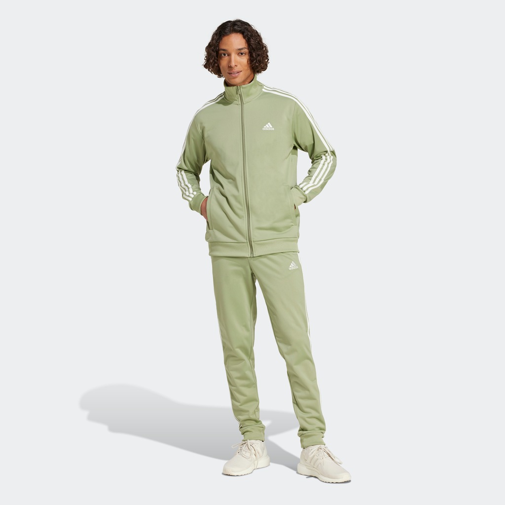 Bild von adidas Basic Tricot Trainingsanzug Herren JD9863 - tent green/off white XXL