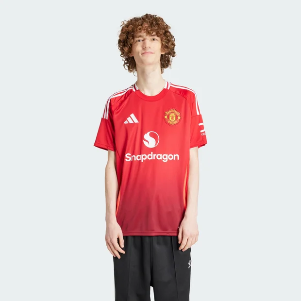 Bild von Adidas Manchester United 24/25 Home Herren Trikots/Replikate - Rot - Größe: XL - Poly Mesh - Foot Locker