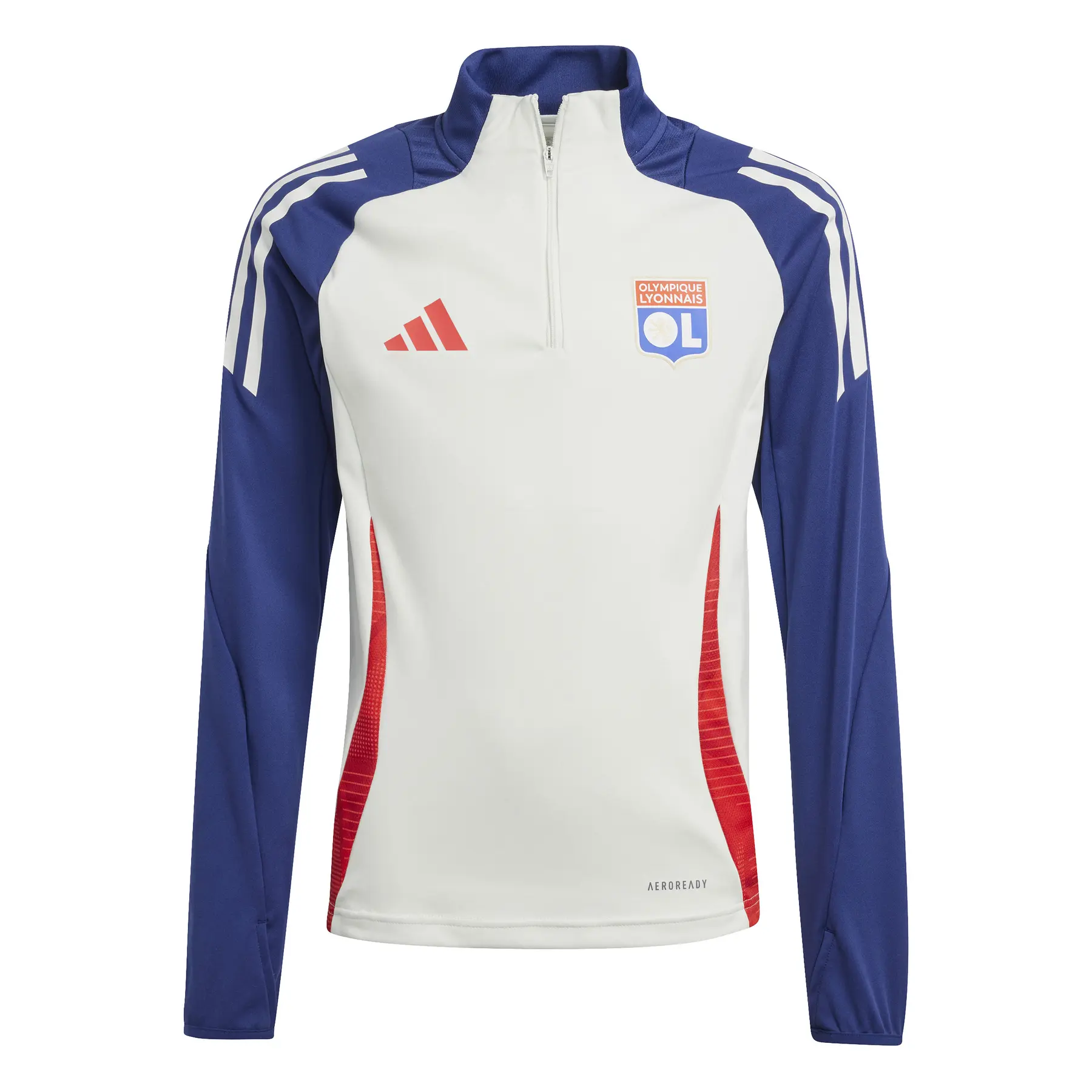 Bild von adidas Olympique Lyon Tiro 24 Trainingsshirt 2024/25 Kinder IT5162 - white tint/midnight indigo/bright red 152