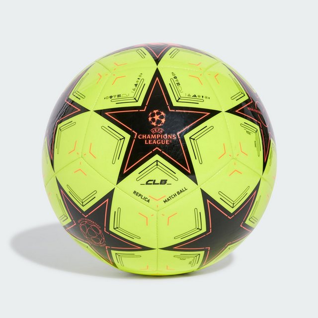Bild von adidas UEFA Champions League Club Fußball Freizeitball 2024/25 IX4065 - solar yellow/black/turbo 5