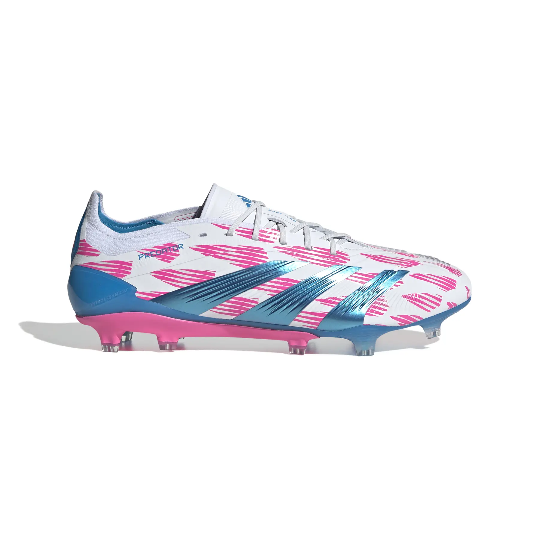 Bild von adidas Predator Elite FG Fußballschuhe Herren IF8866 - cloud white/solar blue/solar pink 42 2/3