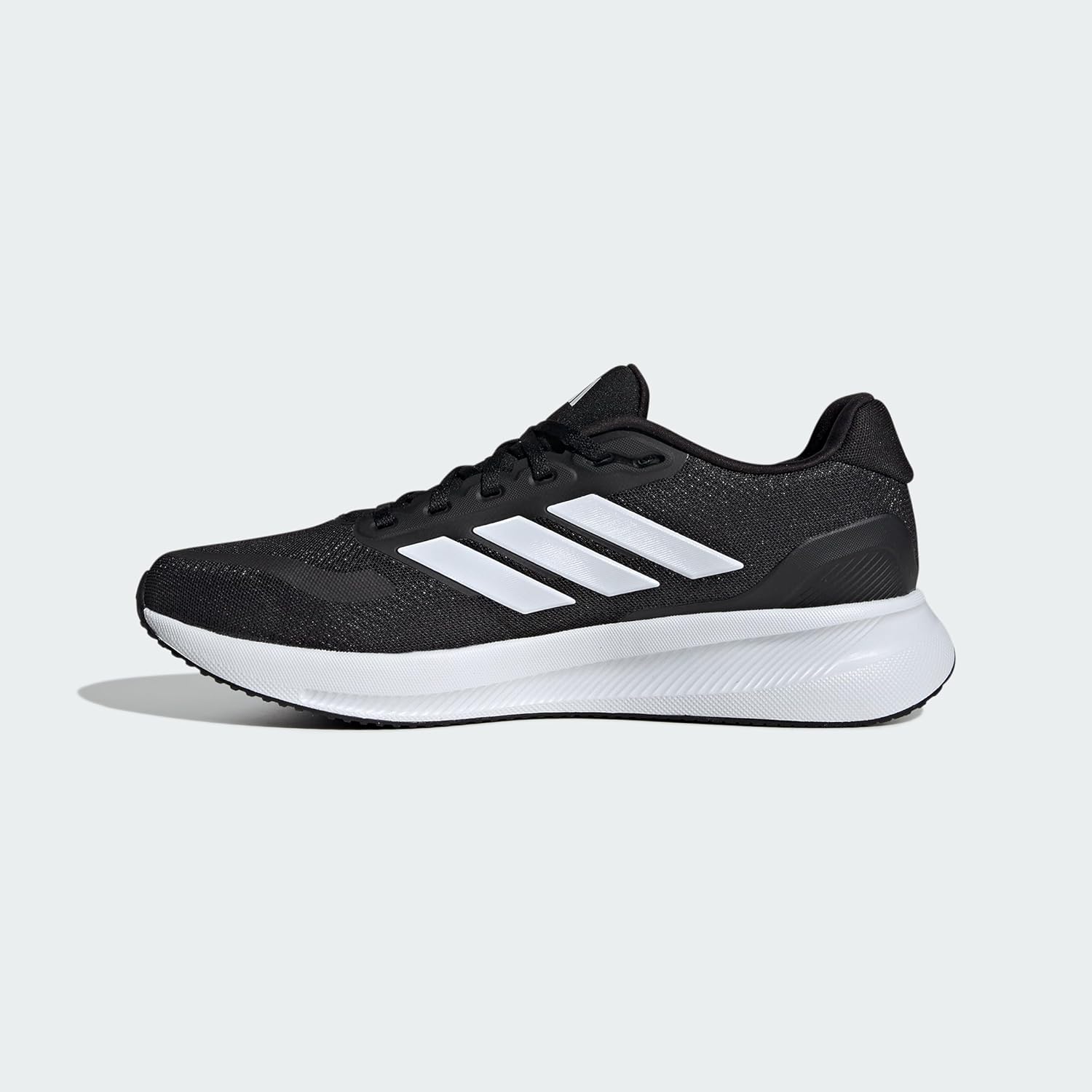Bild von adidas Herren Runfalcon 5 Wide Running Shoes Laufschuhe, Core Black/Cloud White/Core Black, 45 1/3 EU