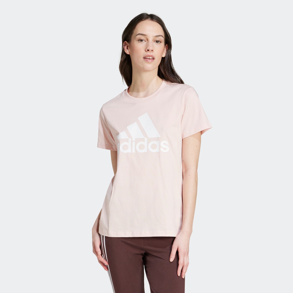 Bild von adidas Loungewear Essentials Logo T-Shirt Damen IY4322 - sandy pink XS