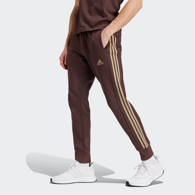 Bild von adidas Sportswear Sporthose ESSENTIALS FRENCH TERRY TAPERED CUFF 3STREIFEN HOSE (1-tlg) weiche Jogginghose