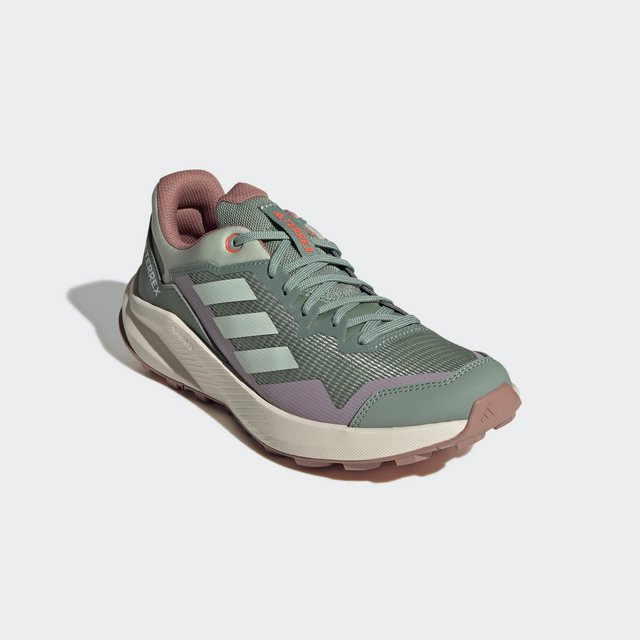 Bild von adidas TERREX Trailrider Trailrunning-Laufschuhe Damen JI1303 - silver green/linen green/warm clay 41 1/3