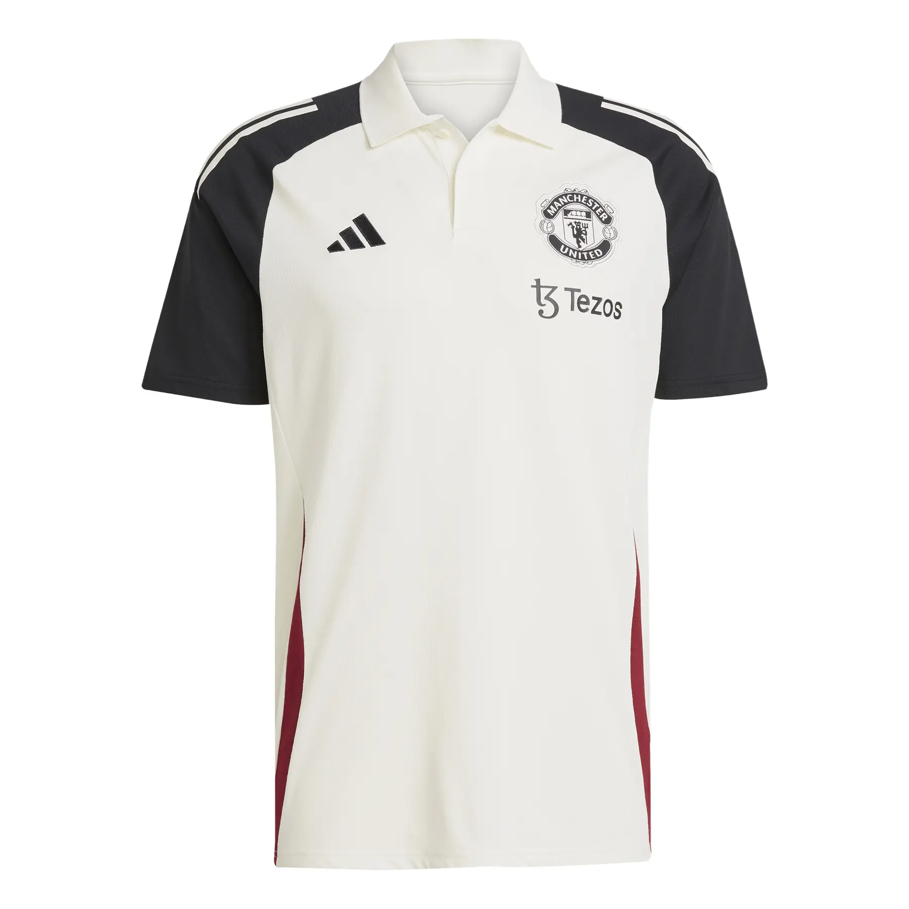 Bild von adidas Manchester United Tiro 24 Poloshirt Herren 2024/25 JE3732 - off white/black 3XL