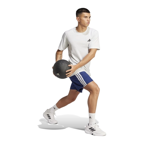 Bild von Adidas Training Essentials 3 Stripes Woven Shorts Herren - Schwarz
