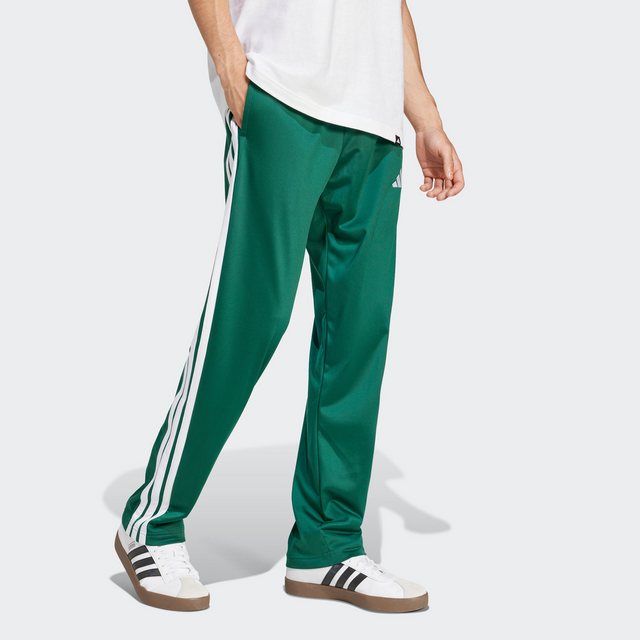 Bild von adidas 3-Streifen Tricot Regular Fit Open Hem Trainingshose Herren JI8806 - collegiate green 3XL