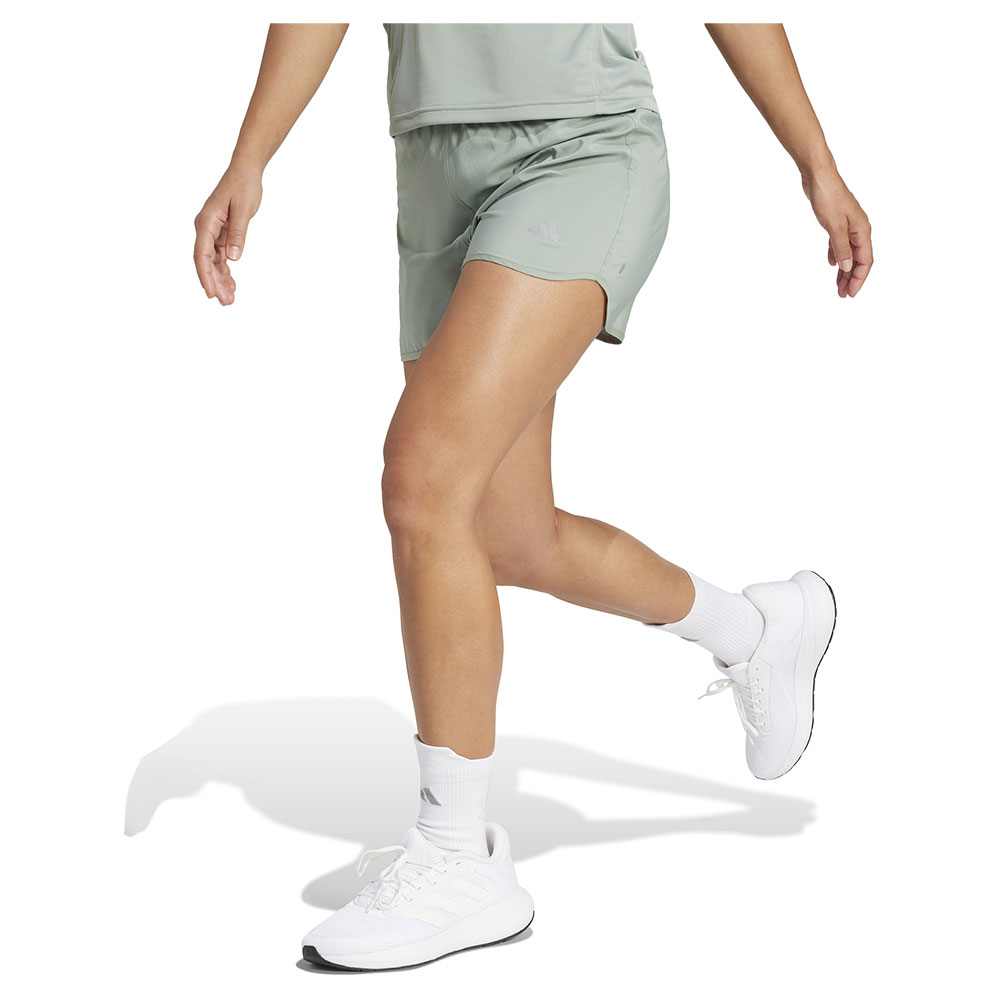 Bild von adidas Run It Laufshorts Damen JD2341 - silver green S/3"