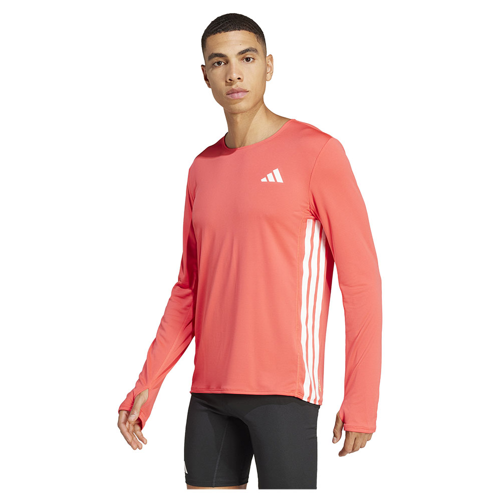 Bild von adidas Adizero langarm Laufshirt Herren JD3639 - semi lucid red XXL