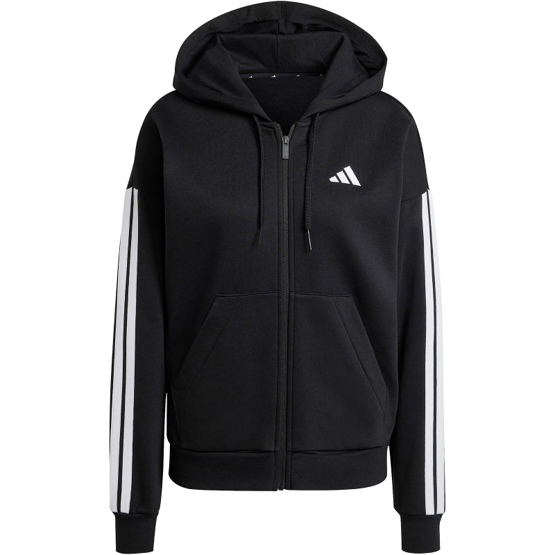 Bild von adidas Essentials 3-Streifen Fleece Sweatjacke Damen JE1283 - black/white S