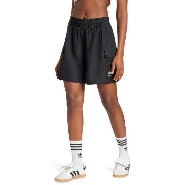 Bild von Adidas Essentials Damen Kurze Hosen - Schwarz - Größe: 40 - Poly Mesh - Foot Locker