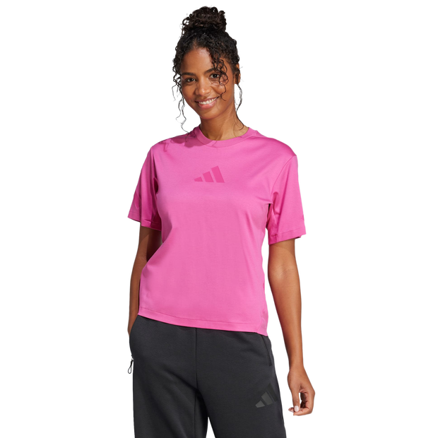 Bild von Adidas Z.n.e. Damen T-Shirts - Rosa - Größe: 34 - Baumwoll-Jersey - Foot Locker