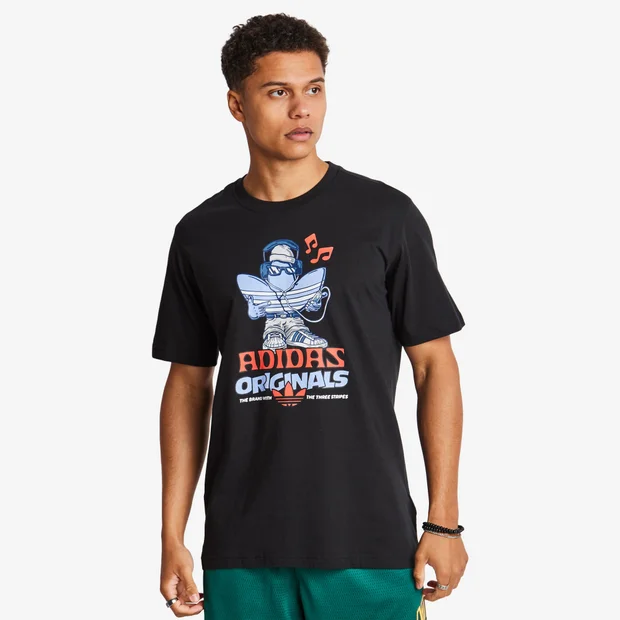 Bild von Adidas Graphic Herren T-Shirts - Schwarz - Größe: M - Foot Locker