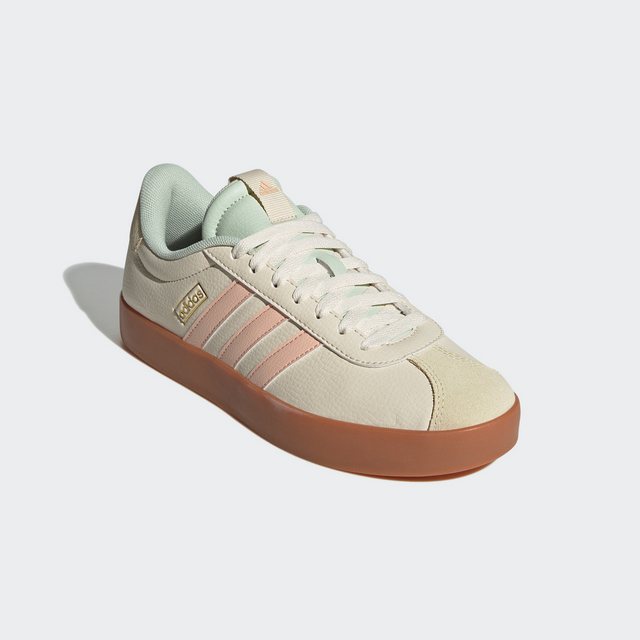 Bild von adidas VL Court 3.0 Sneaker Damen JP5348 - wonder white/powder coral/linen green 39 1/3