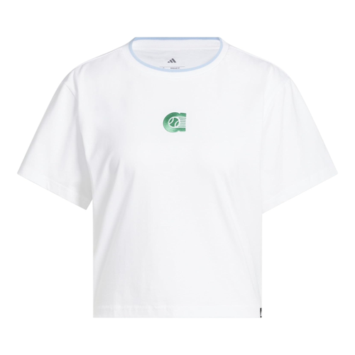 Bild von adidas Damen Summer Prep Graphic Crop Tee – Stilvolles und funktionales Crop-T-Shirt