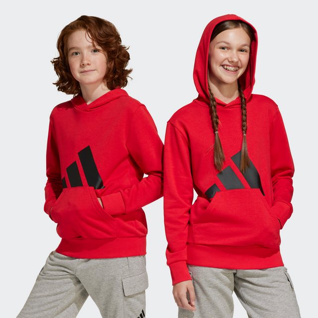 Bild von adidas Essentials Hoodie Kinder JE1389 - pure ruby/black 176
