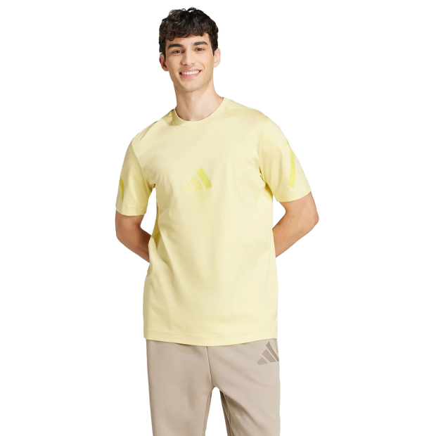 Bild von Adidas Z.n.e. Herren T-Shirts - Gelb - Größe: XS - Baumwolle - Foot Locker